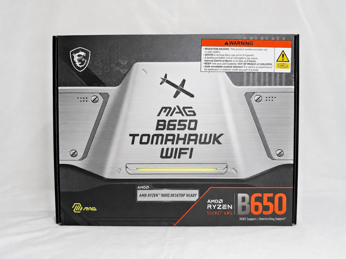 MSI MAG B650 TOMAHAWK WiFi 6E AM5 ATX DDR5 PCIe 5.0 Ryzen 7000 Motherboard NEW