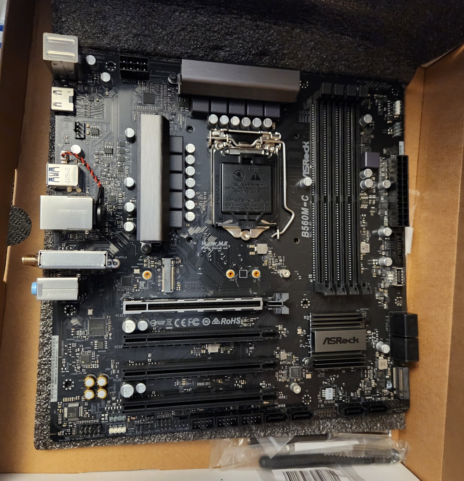 AsRock B560M-C Wifi LGA 1200 microATX Intel DDR4 Motherboard