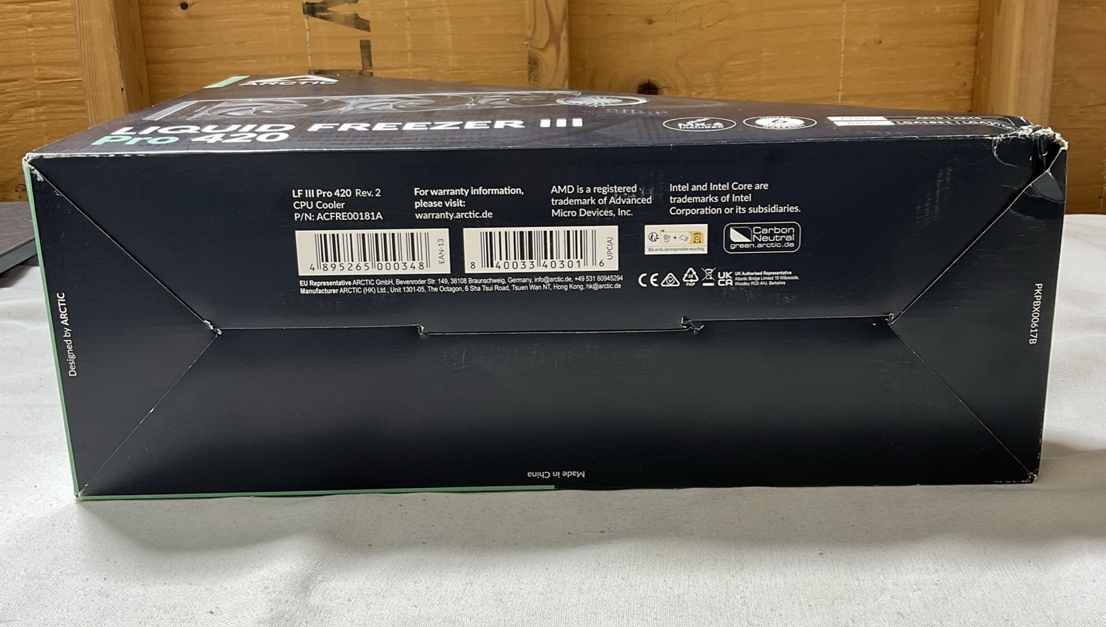 ARCTIC Liquid Freezer III Pro 420 black PC Water Cooler AIO Computer Cooling A3