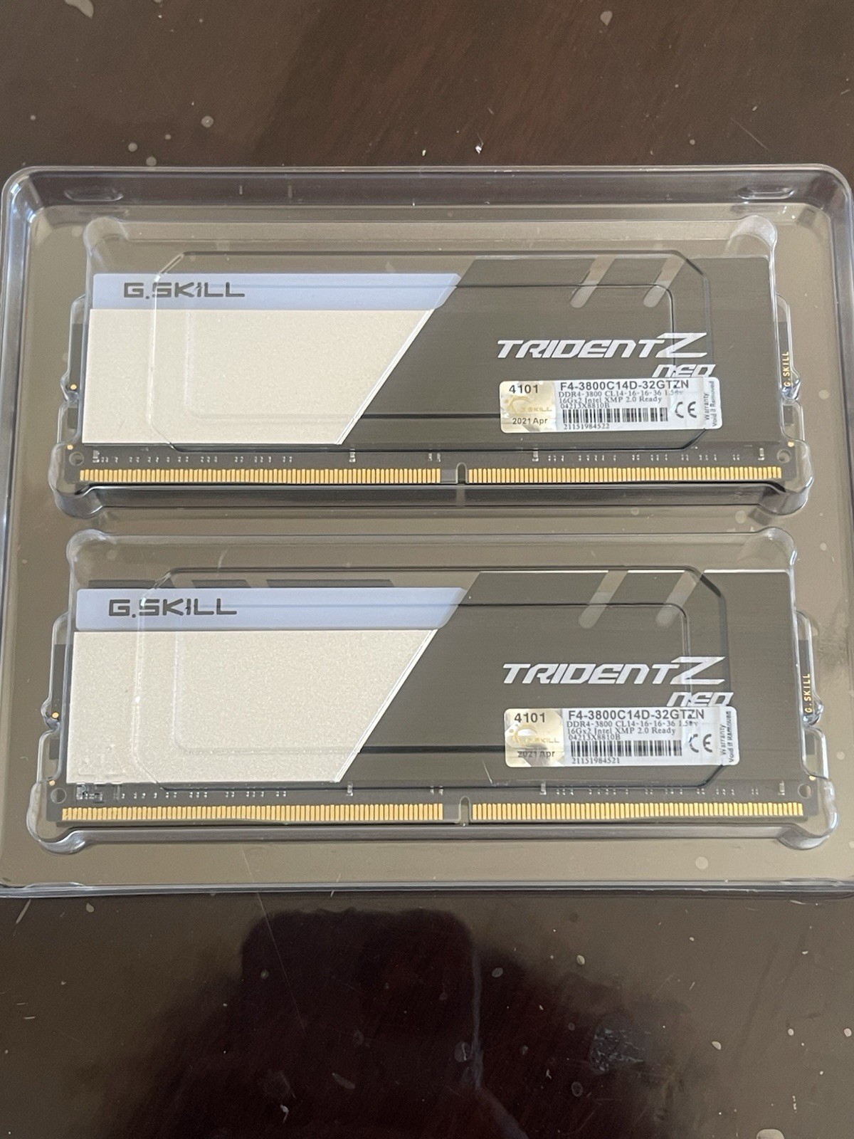 G.SKILL Trident Z Neo 32GB (2x16GB) DDR4-3800MHz *CL14* -AMD Ryzen-