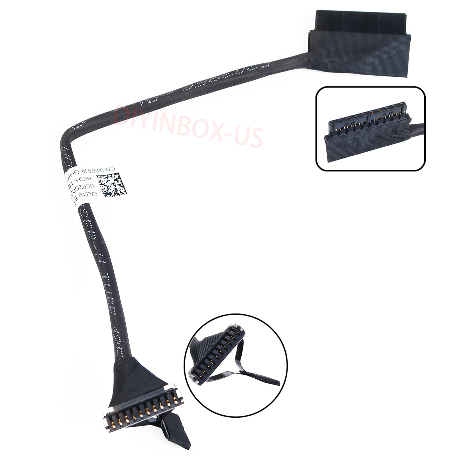 Battery Cable For Dell Latitude E7280 E7380 E7390 4W0J9 04W0J9 DC02002NG00 CAZ10