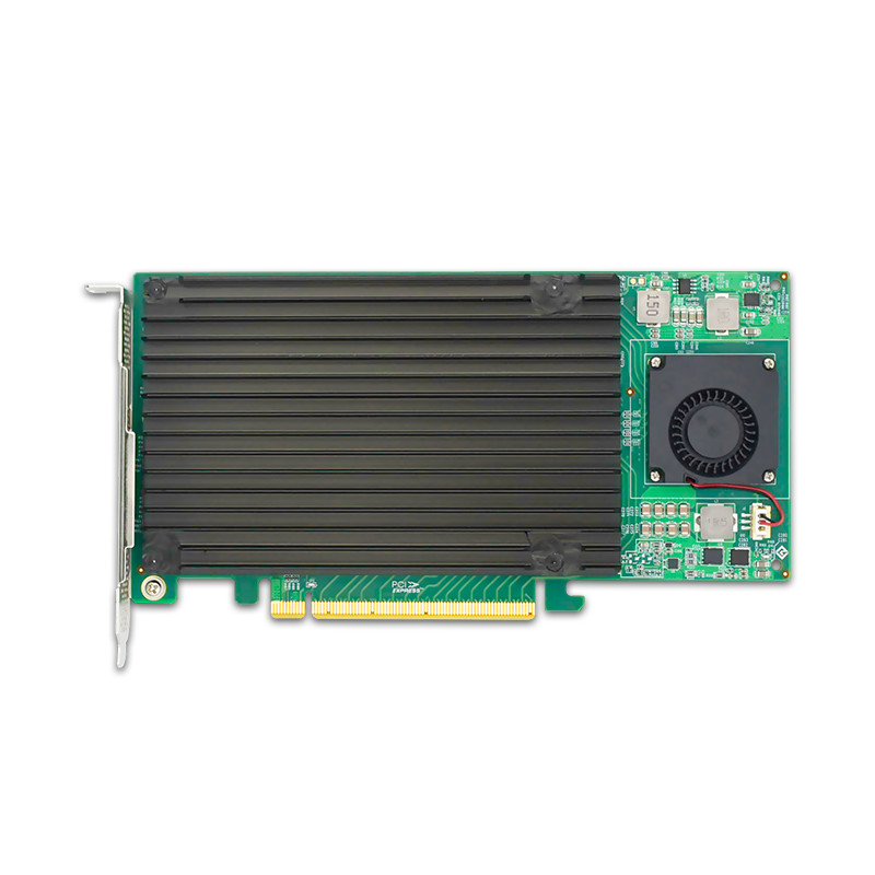 PCIe 3.0 x16 to 4 xM.2 SSD NVMe SwitchAdapter Switch Card with heatsink
