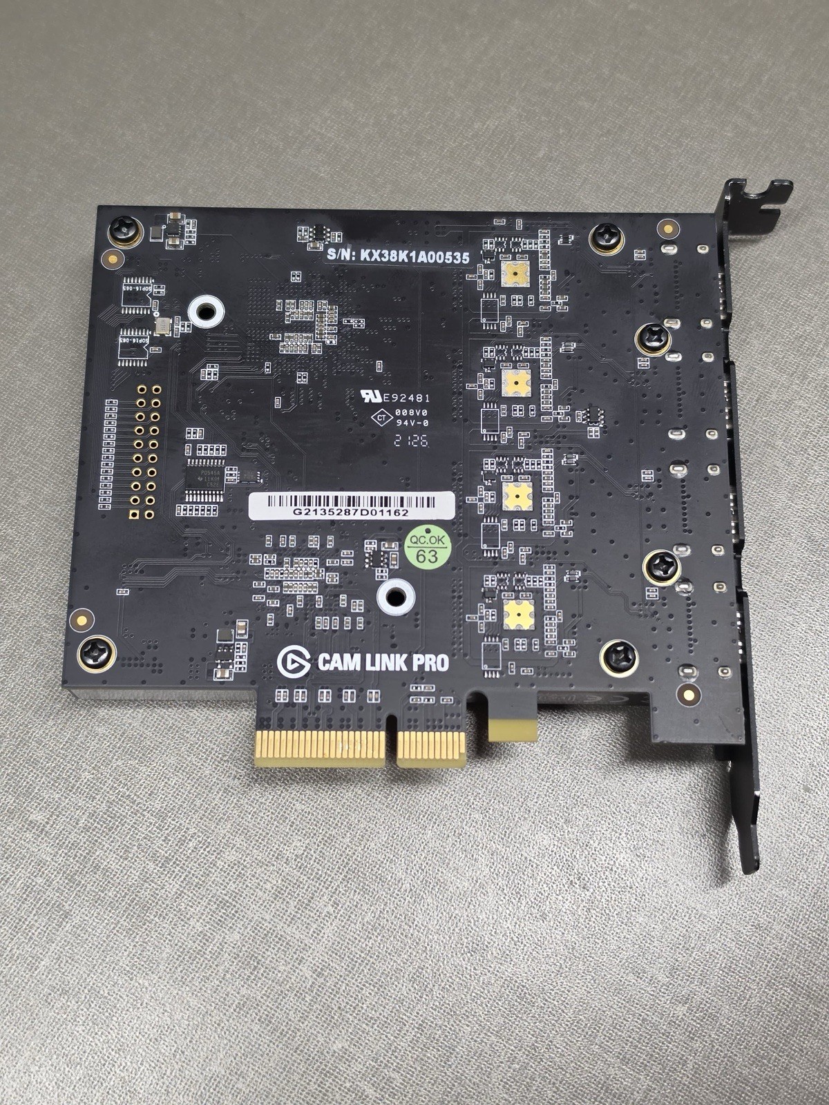 Elgato Cam Link Pro PCIe x4 Plug-in Video Capture Card, 4x HDMI, Digital