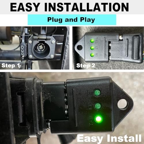 4 Pin Trailer Plug Tester 4 Way Flat Trailer Light Tester 4 Pin Trailer Wiring