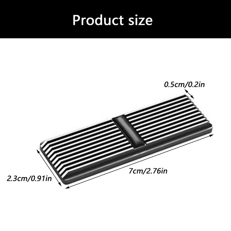 M.2 SSD NVMe Heat Sink Aluminum M.2 2280 Solid Hard Disk Heatsink Gasket