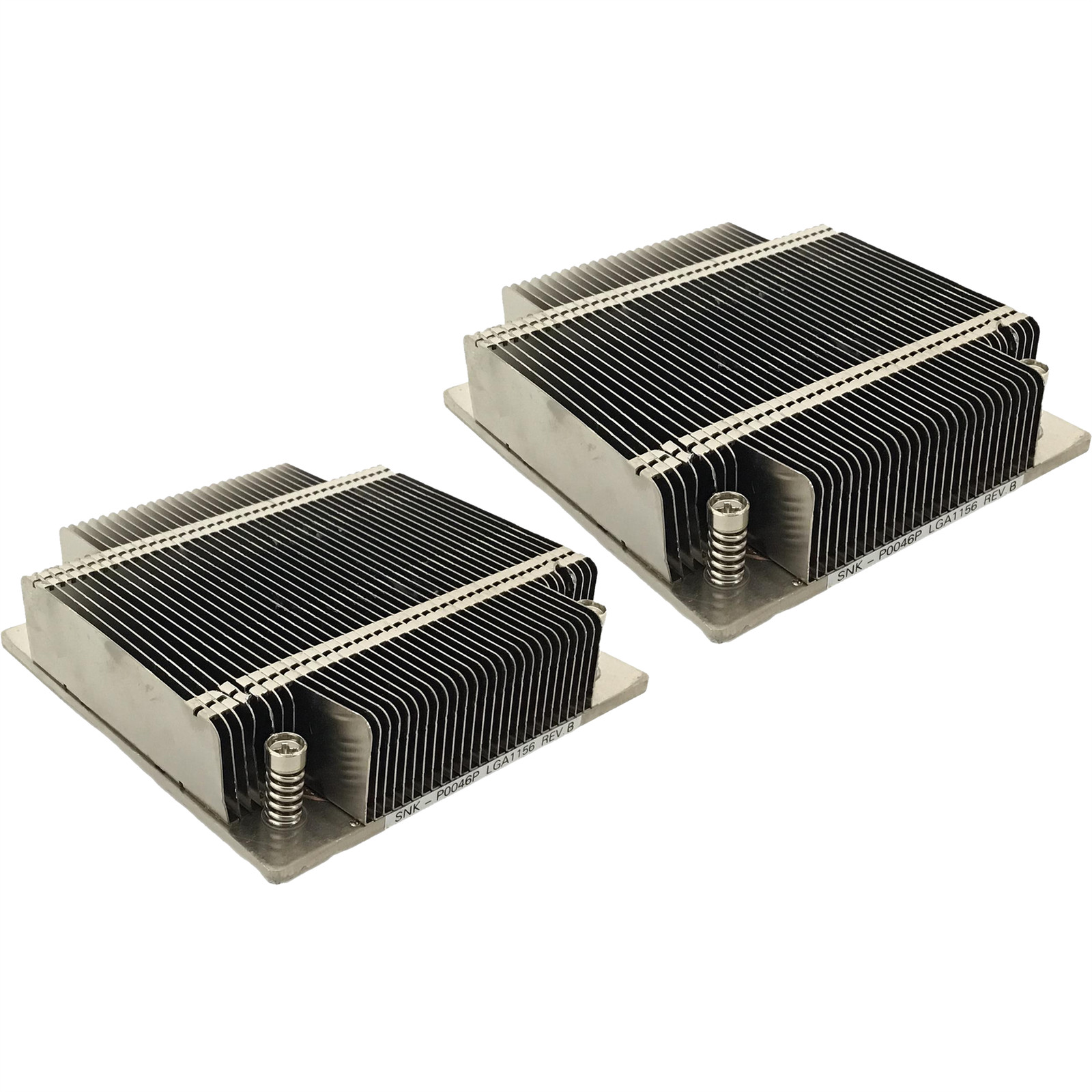 LOT of 2 Supermicro X9 X10 1U Passive CPU Heat Sink Socket LGA1150/1155