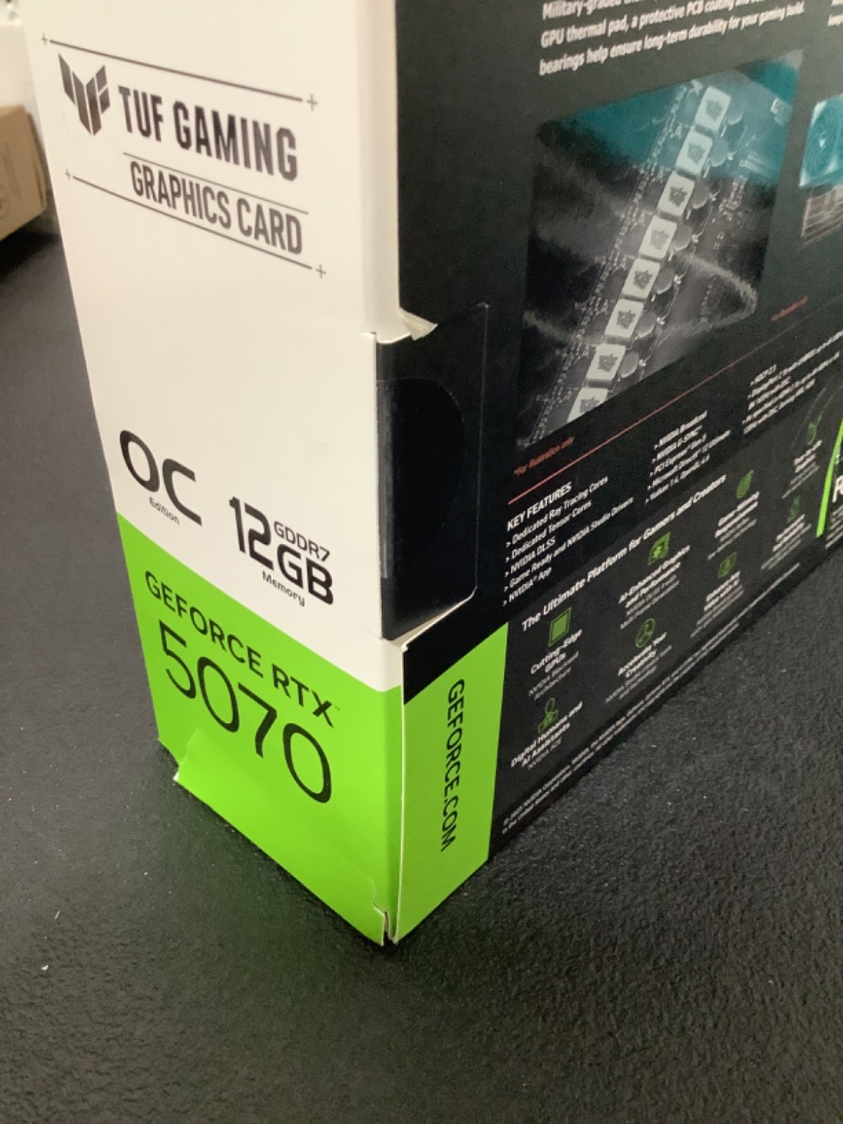 ASUS TUF Gaming GeForce RTX 5070 OC 12GB GDDR7 Graphics Card