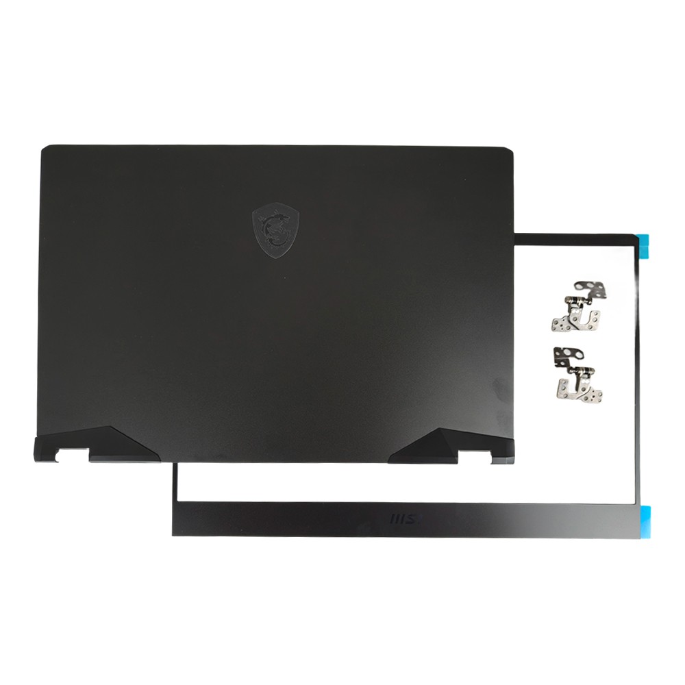 For MSI GE66 Vector GP66 MS-1541 MS-1542 MS-1543 Back Cover+ Bezel Hinges Black