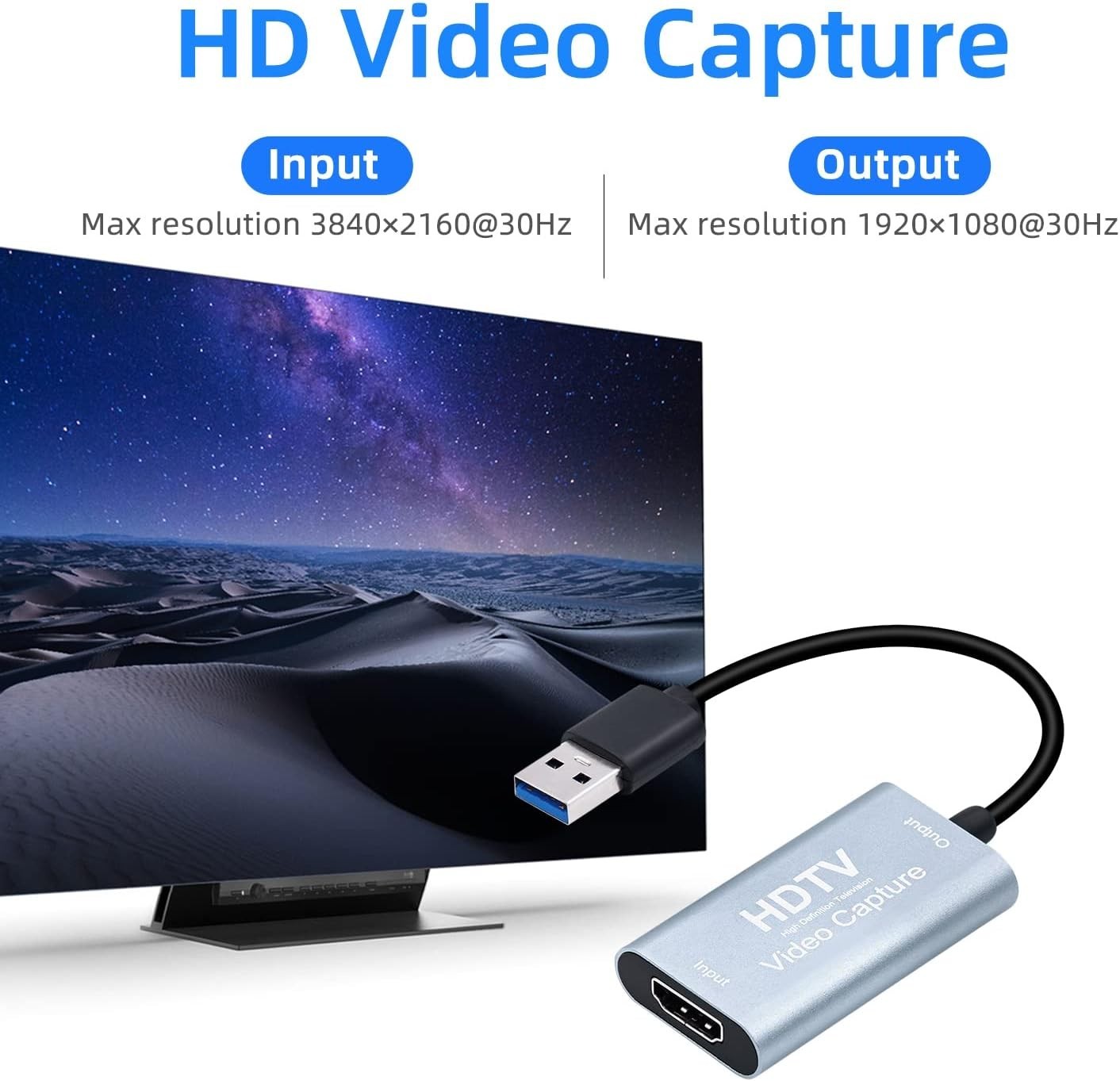 High-Quality 4K HDMI Capture Card with Enhanced Color Depth and Durability