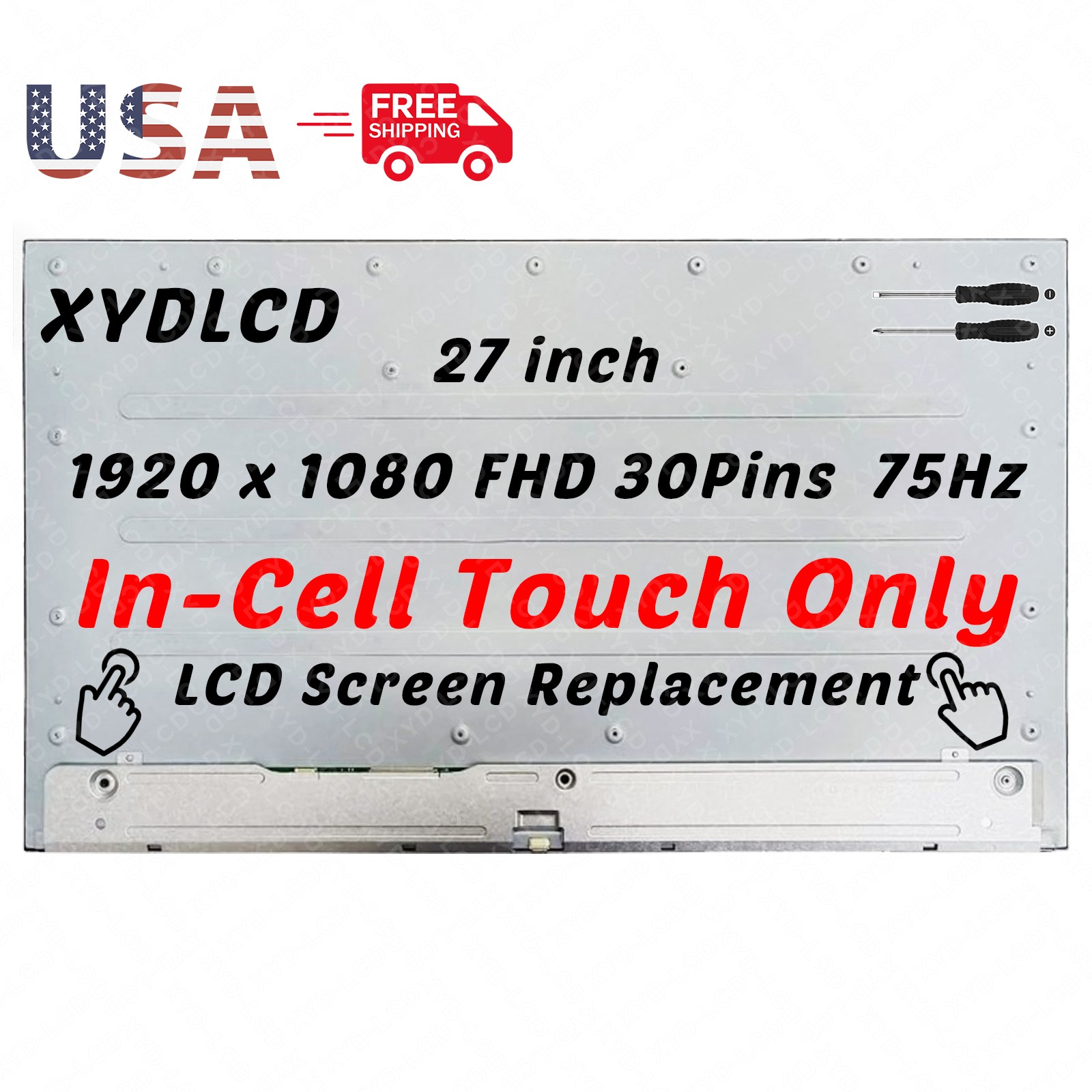 27in for HP 27-CR2067C 27-CR0054 All-in-One LCD Touch Screen Panel Replacement