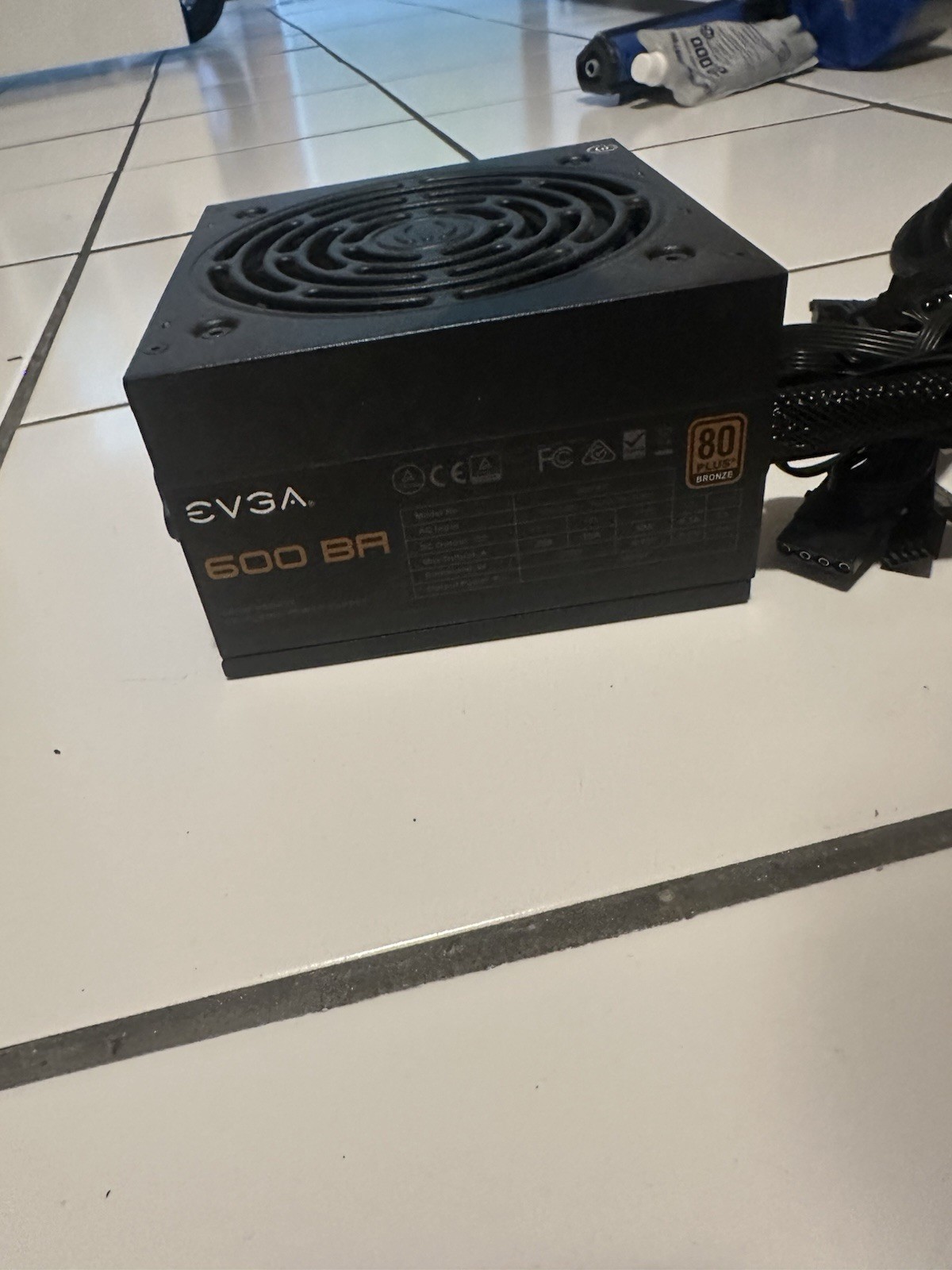 EVGA 600 BA 100-BA-0600 80 Plus Bronze 600W Non Modular Switching Power Supply
