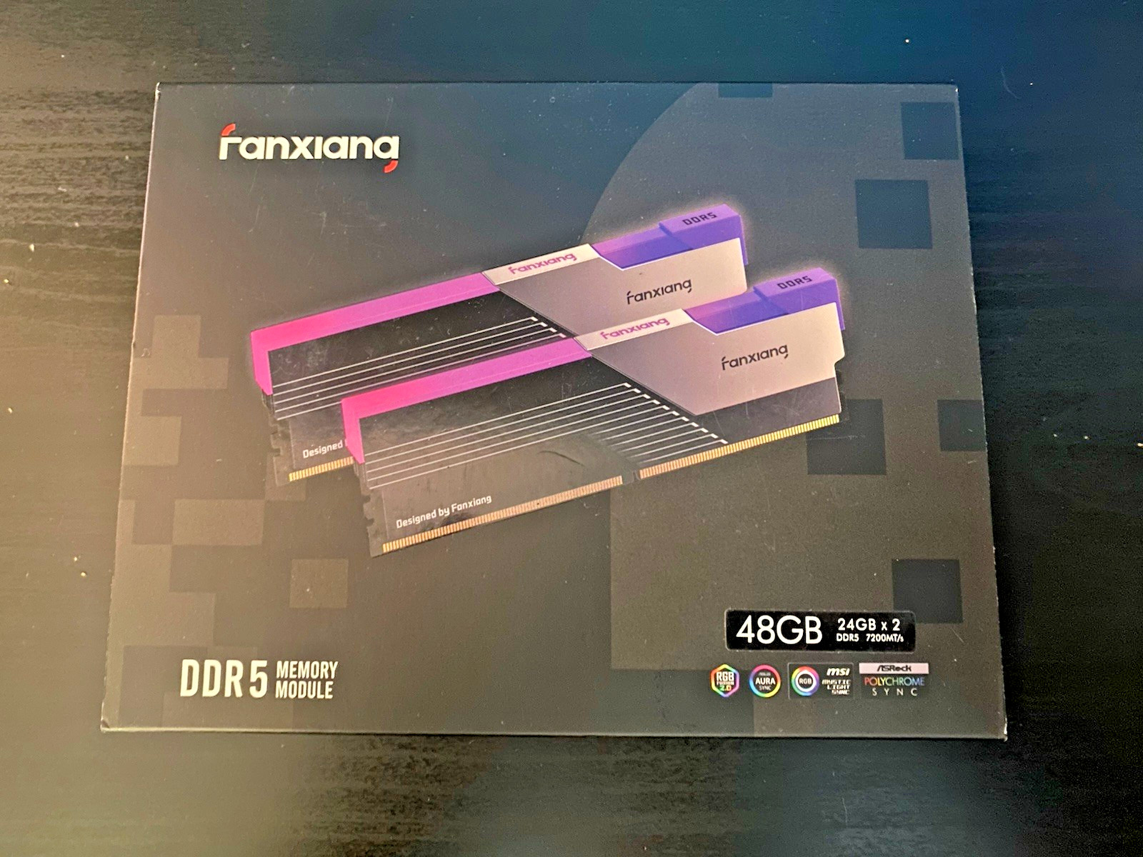 fanxiang DDR5 RAM 7200MHz 48GB (2x24GB) Intel XMP 3.0 Kit