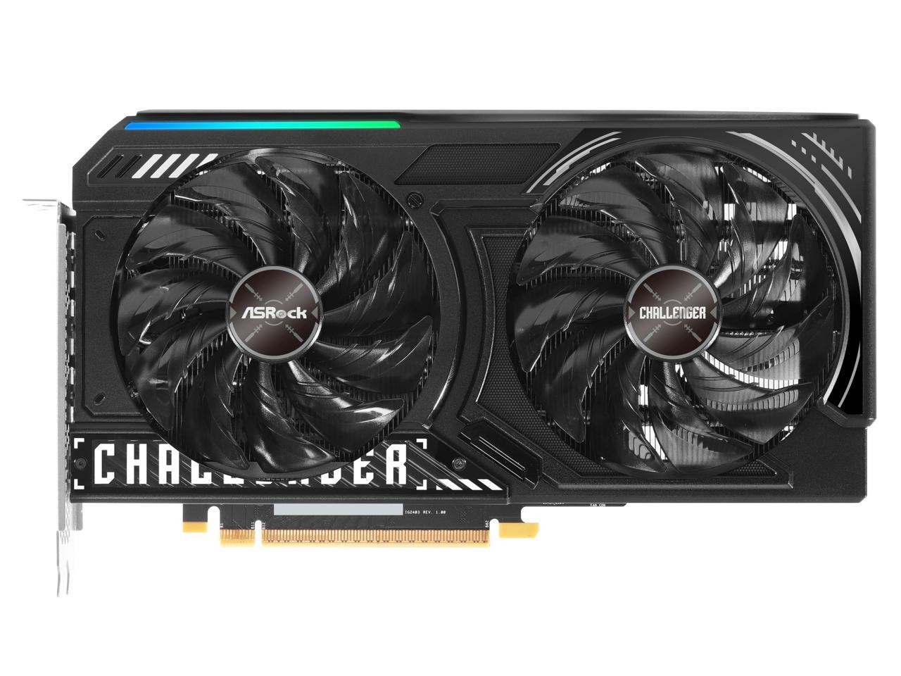 ASRock Challenger Arc B580 12GB GDDR6 PCI Express 4.0 x8 ATX Graphics Card B580