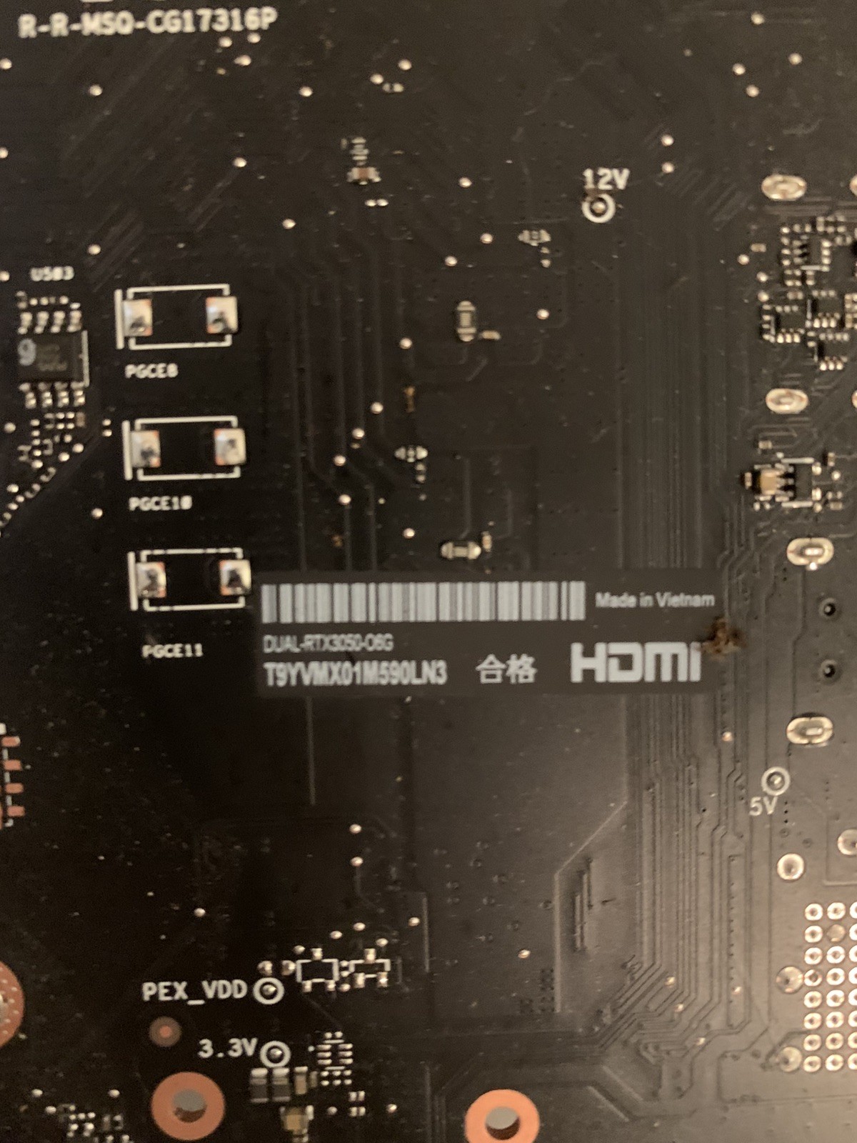 Asus GeForce RTX 3050 Dual 6GB GDDR6 Graphics Card DUAL-RTX3050-06G-DIS