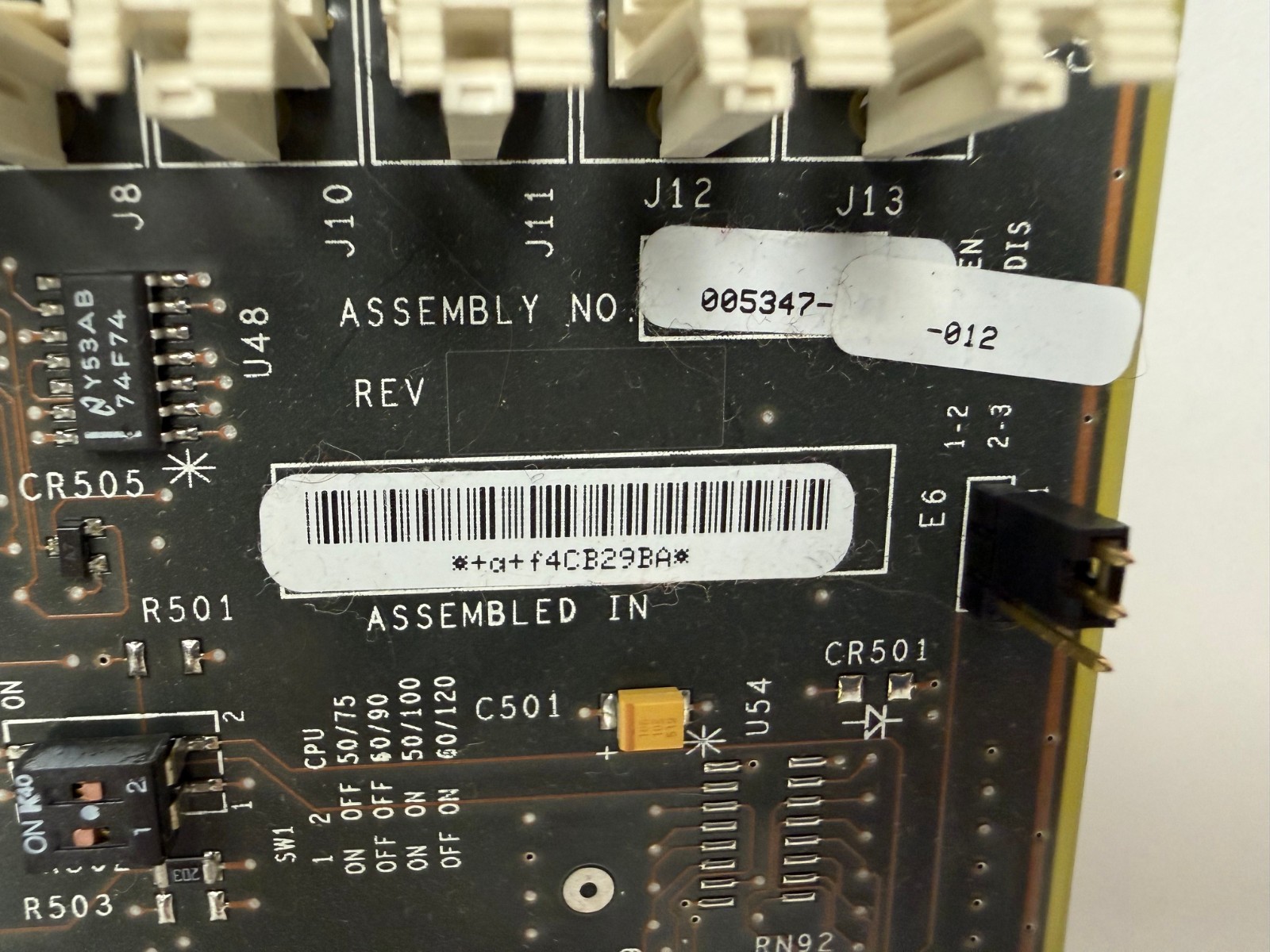 COMPAQ 172019-001 MOTHERBOARD DP 5120 PROLINEA 575 ASSY 005347 DIAG 003811