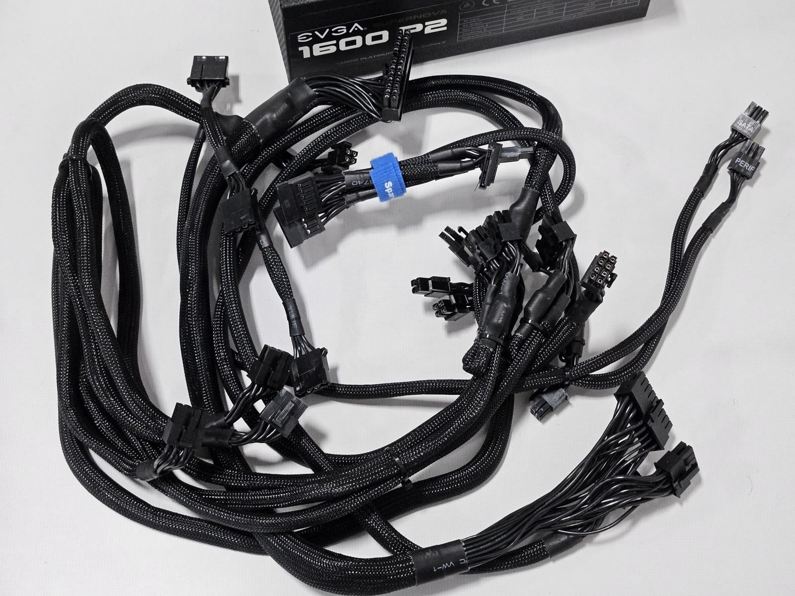 EVGA SuperNOVA 1600 P2 1600W 80+ Platinum Fully Modular PSU 220-P2-1600 w/Cables