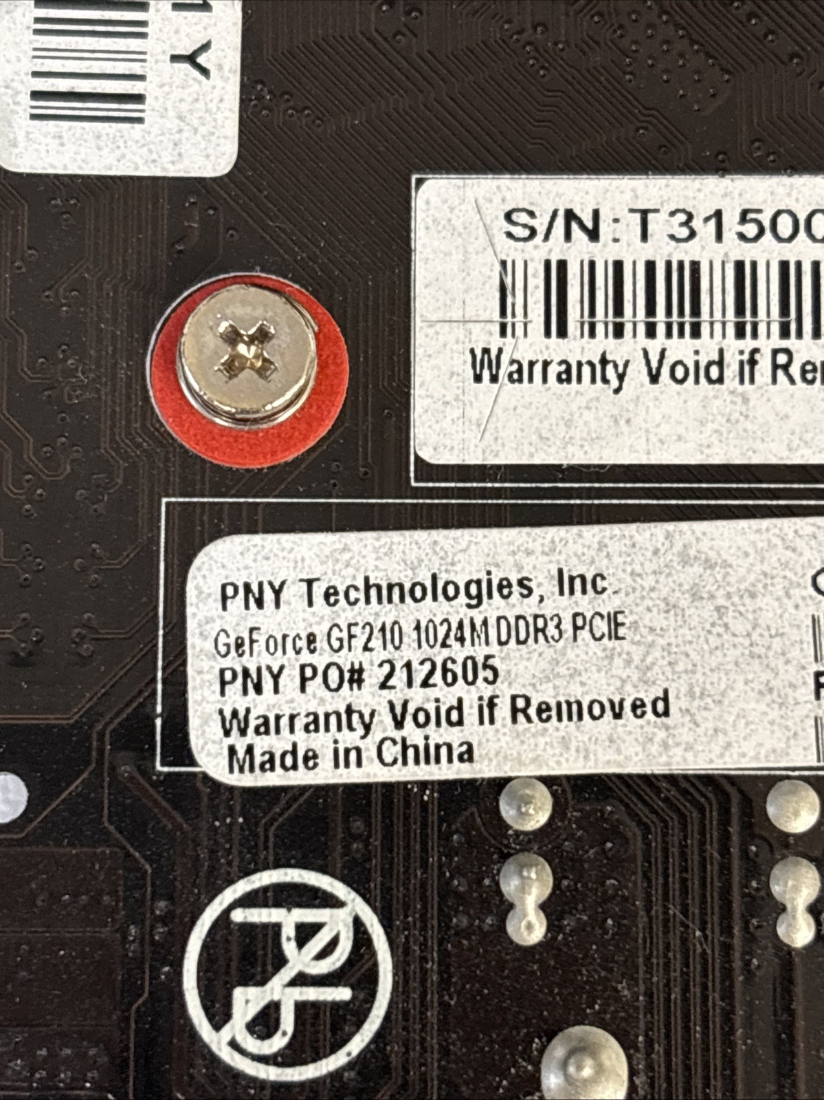 PNY VCGG2101D3XPB GeForce GF210 1024MB DDR3 PCIe Graphics Card Low Profile
