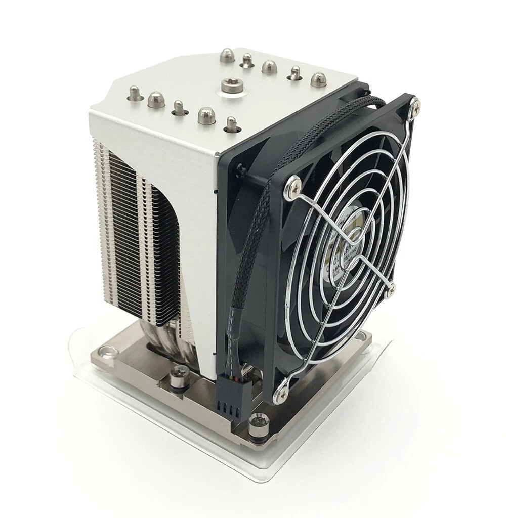 NEW Socket LGA3647 Square ILM 4U Active CPU Heat Sink Cooler ~ Supermicro OEM