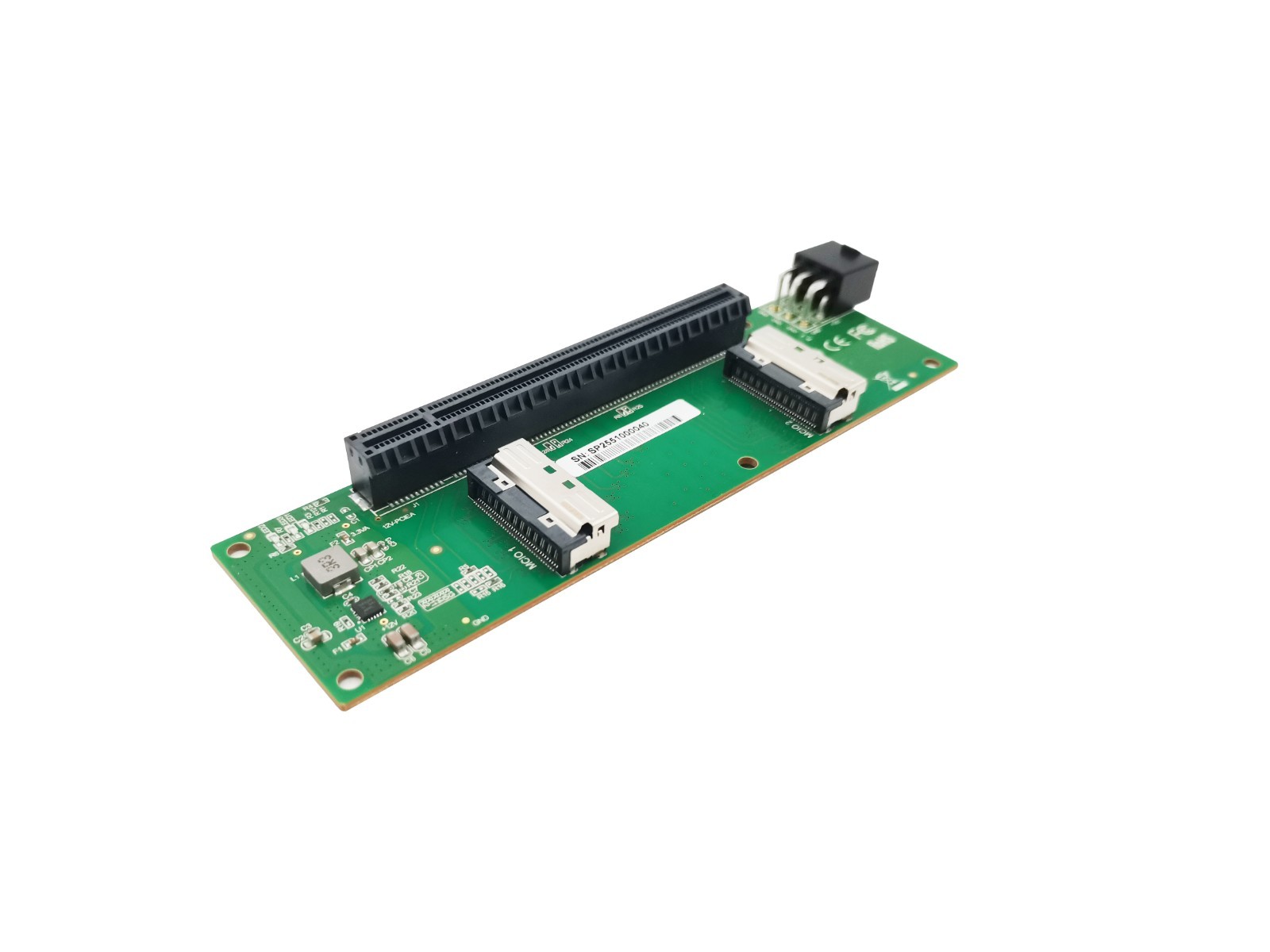 eShinreal 2x MCIO 8i to PCIe5.0 x16 Riser with GPU 6pin power socket 0516PE V3