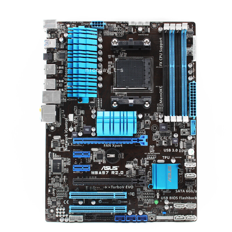 ASUS M5A97 R2.0 Motherboard USB 2.0 On-Board Audio Socket AM3+ AMD 970 Chipset