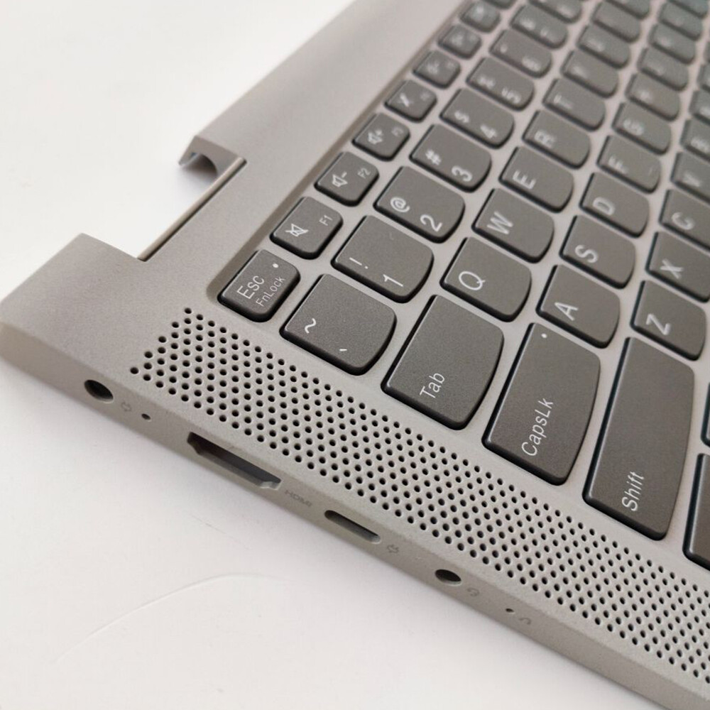 NEW For Flex 5-14ALC05 Laptop (ideapad)Palmrest Backlit Keyboard Platinum Grey