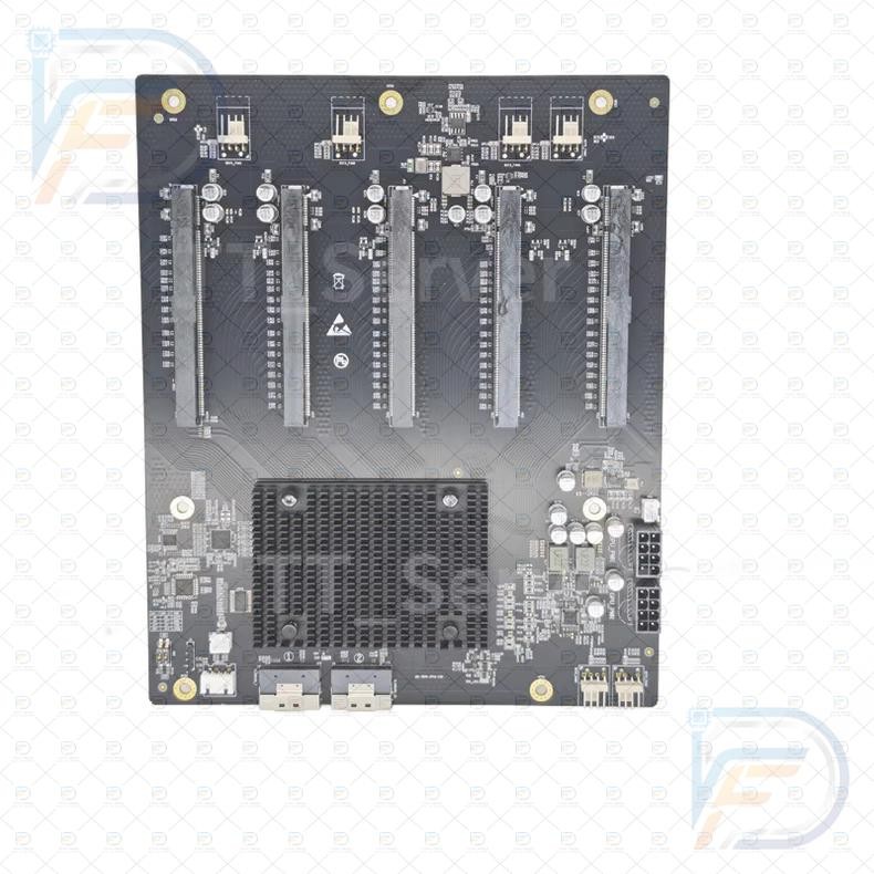 PLX88096 PCIe 4.0 Multi-GPU 5-Slot Expansion Backplane Adapter Card