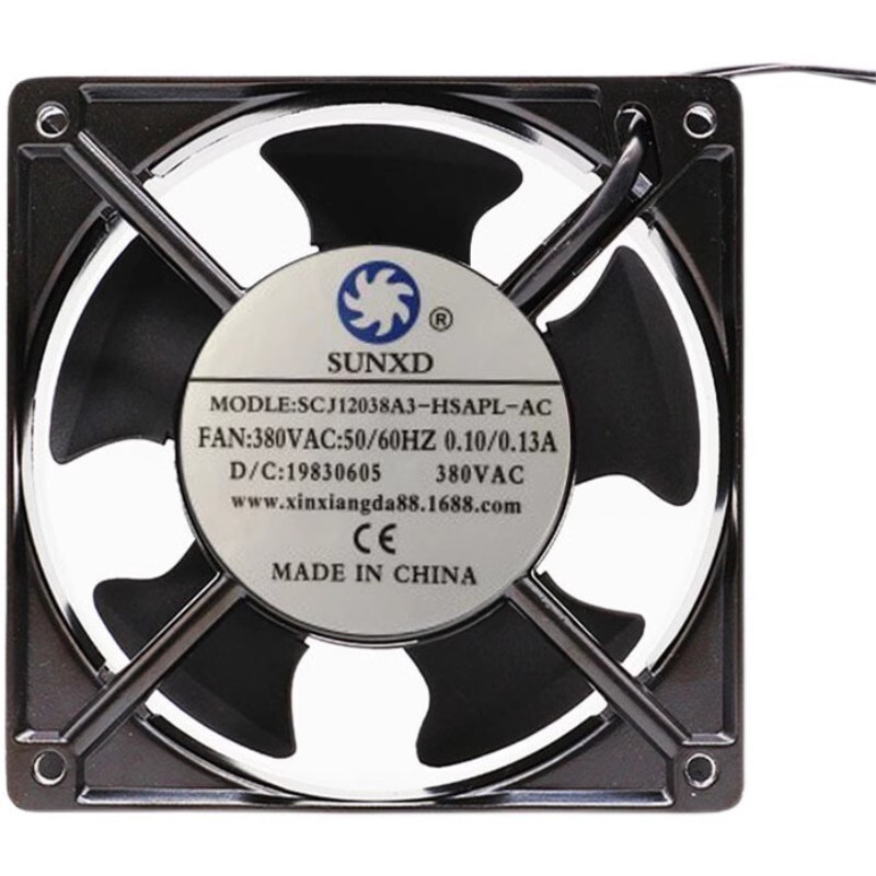 SUNXD SCJ12038A3-HBAPL-AC 380VAC 0.10/0.13A 12CM Inverter Cooling Fan