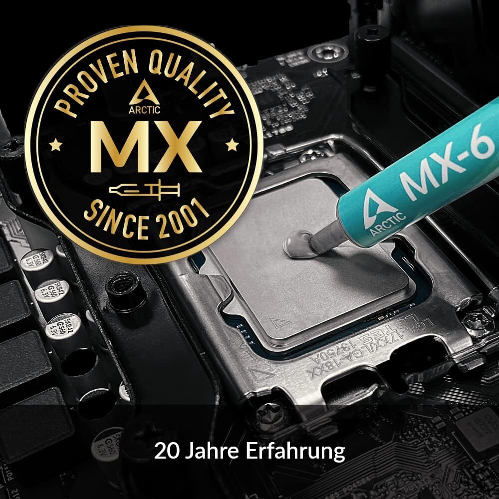 ARCTIC ACTCP00084A MX-6 (4 g, incl. 6 MX Cleaner) Thermal Paste for CPU