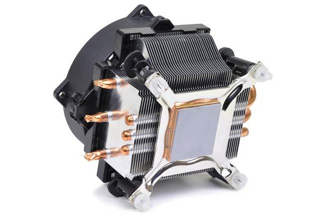 AVC CPU Cooler for Intel LGA775 Copper Heat Pipes Heatsink Fan Heavy Duty