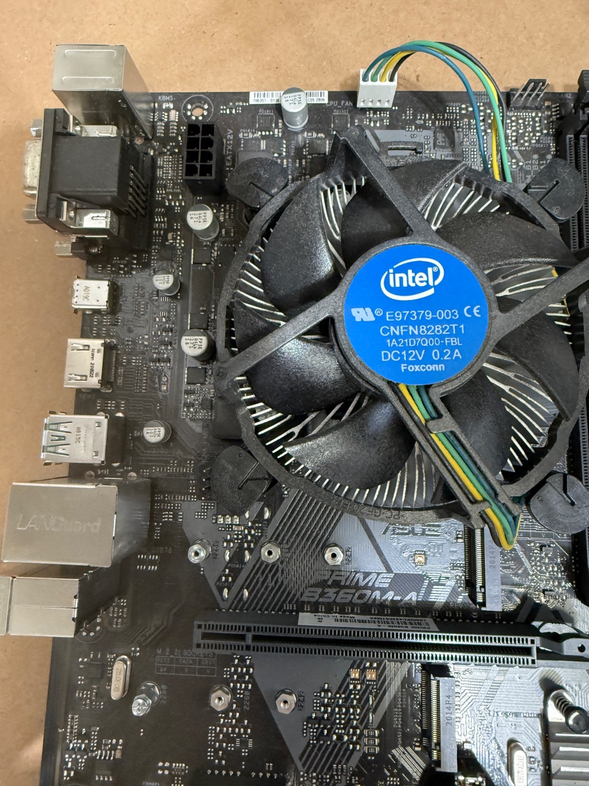 ASUS PRIME B360M-A MicroATX LGA1151 With Intel i5-8400@2.80GHz CPU-NO Ram