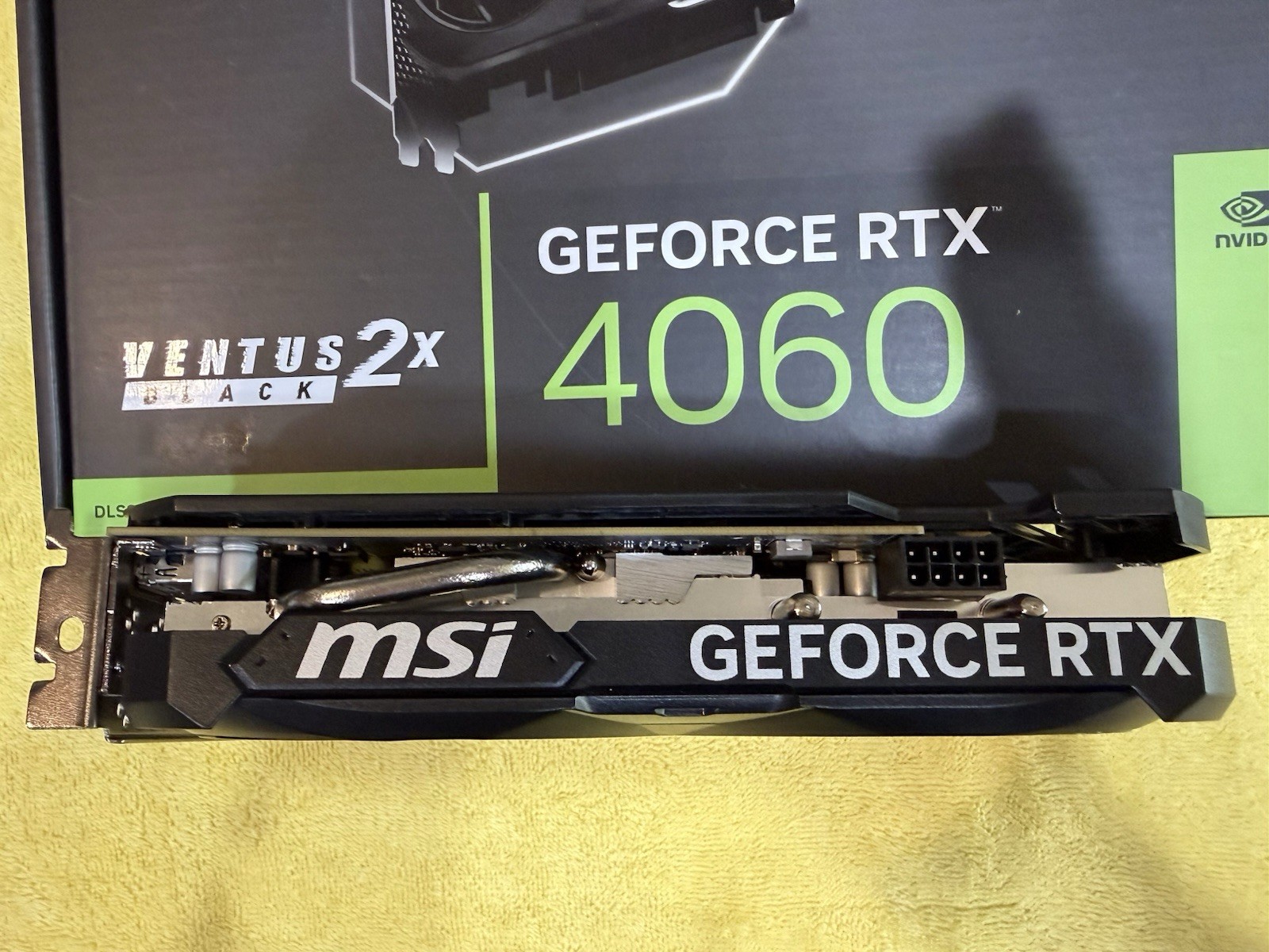 MSI Nvidia GeForce RTX 4060 VENTUS 2X BLACK 8G OC Graphic Card