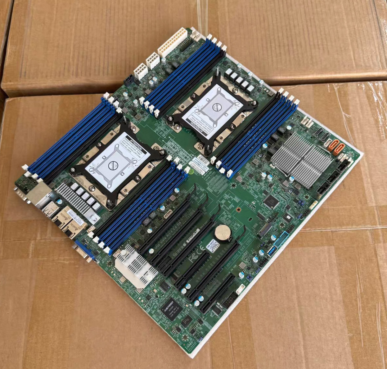 Supermicro X11DPi-NT Intel C622 E-ATX Dual LGA-3647 Motherboard System Board-