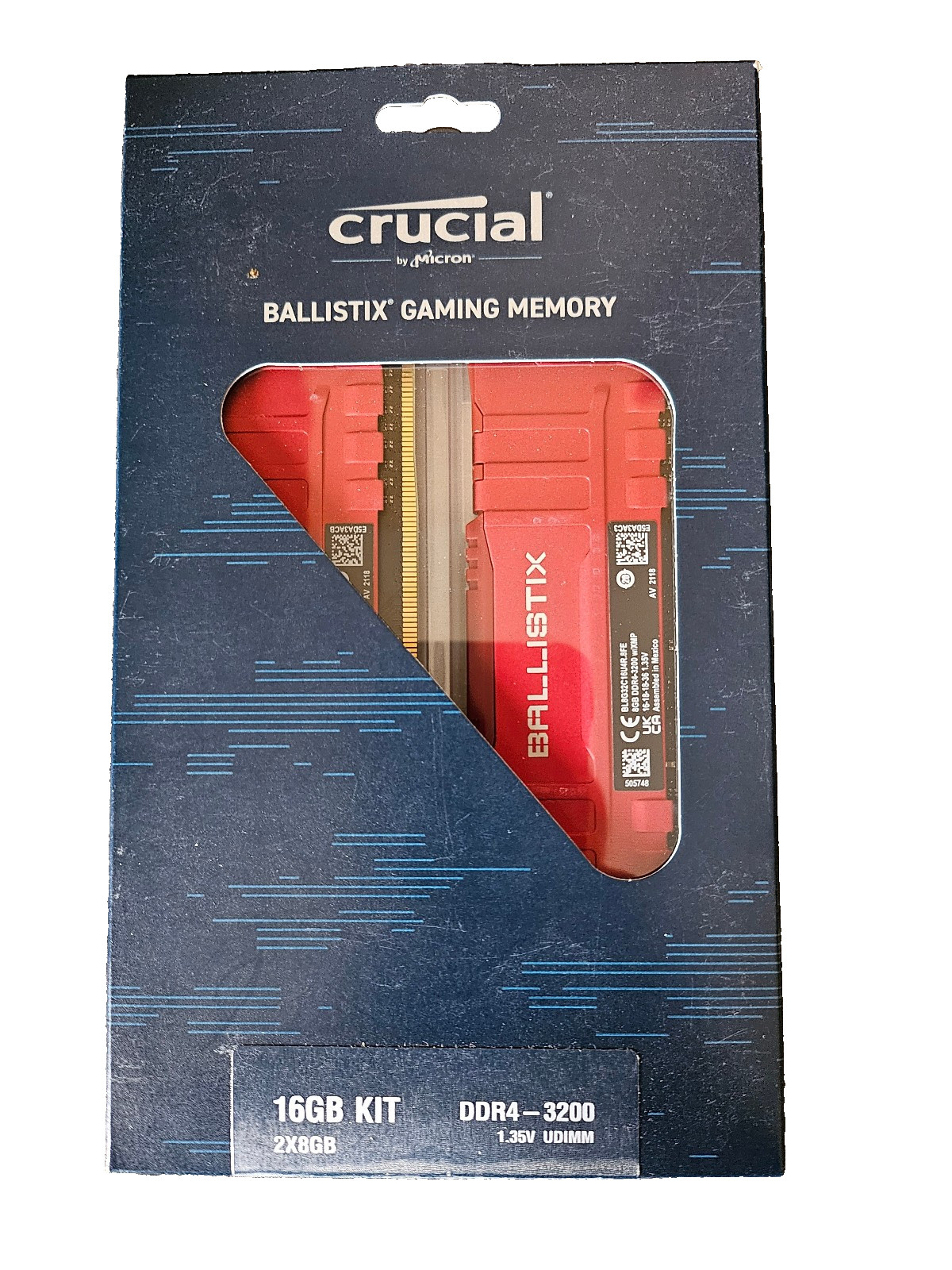 Crucial Ballistix 16GB 3200 MHz DDR4 DRAM Desktop Gaming Memory Kit…