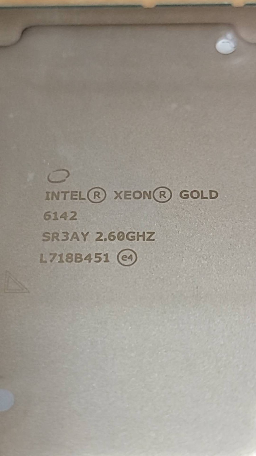 Intel Xeon Gold 6142 2.6Ghz 16-Core LGA3647 CPU SR3AY
