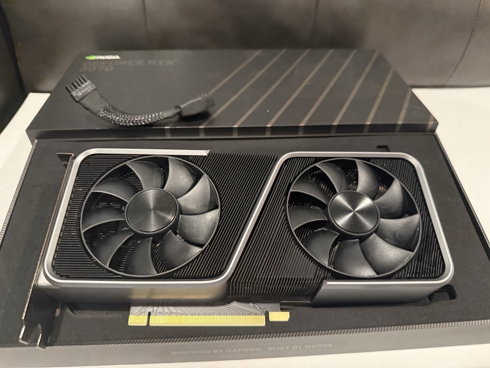 NVIDIA GeForce RTX 3070 Founders Edition 8GB GDDR6 Graphics Card – Dark…