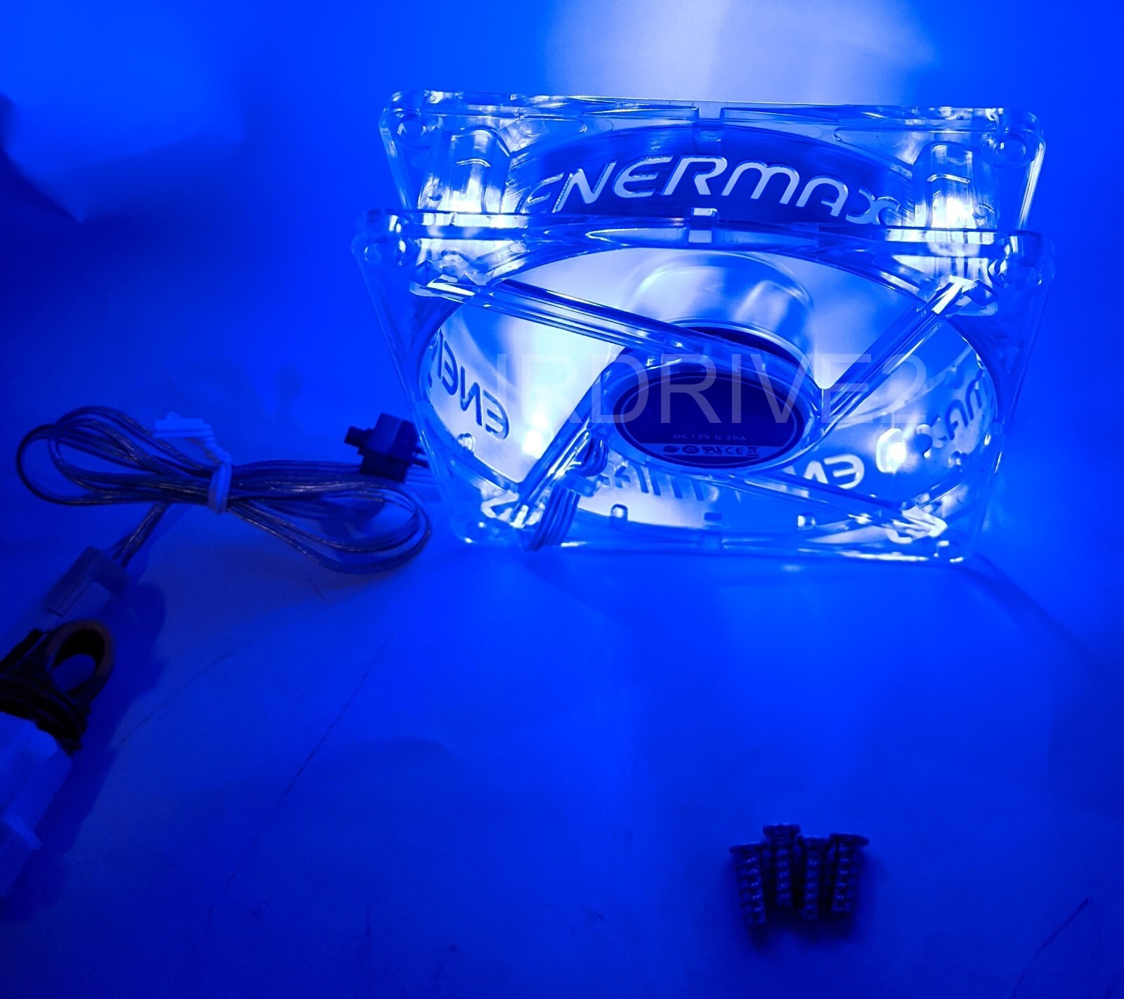 3-Pack: Enermax Twister 92mm x 25mm Blue LED 3pin 12V 0.4A PC Case Cooling Fan