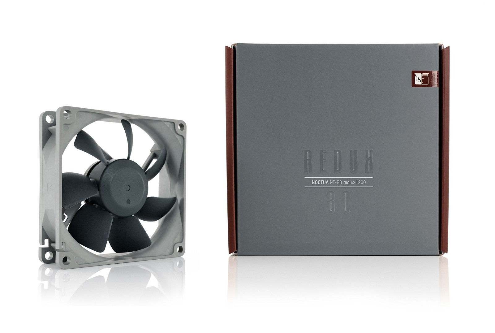 Noctua NF-R8 redux-1200, Ultra Quiet Silent Fan, 3-Pin, 1200 RPM (80mm, Grey)