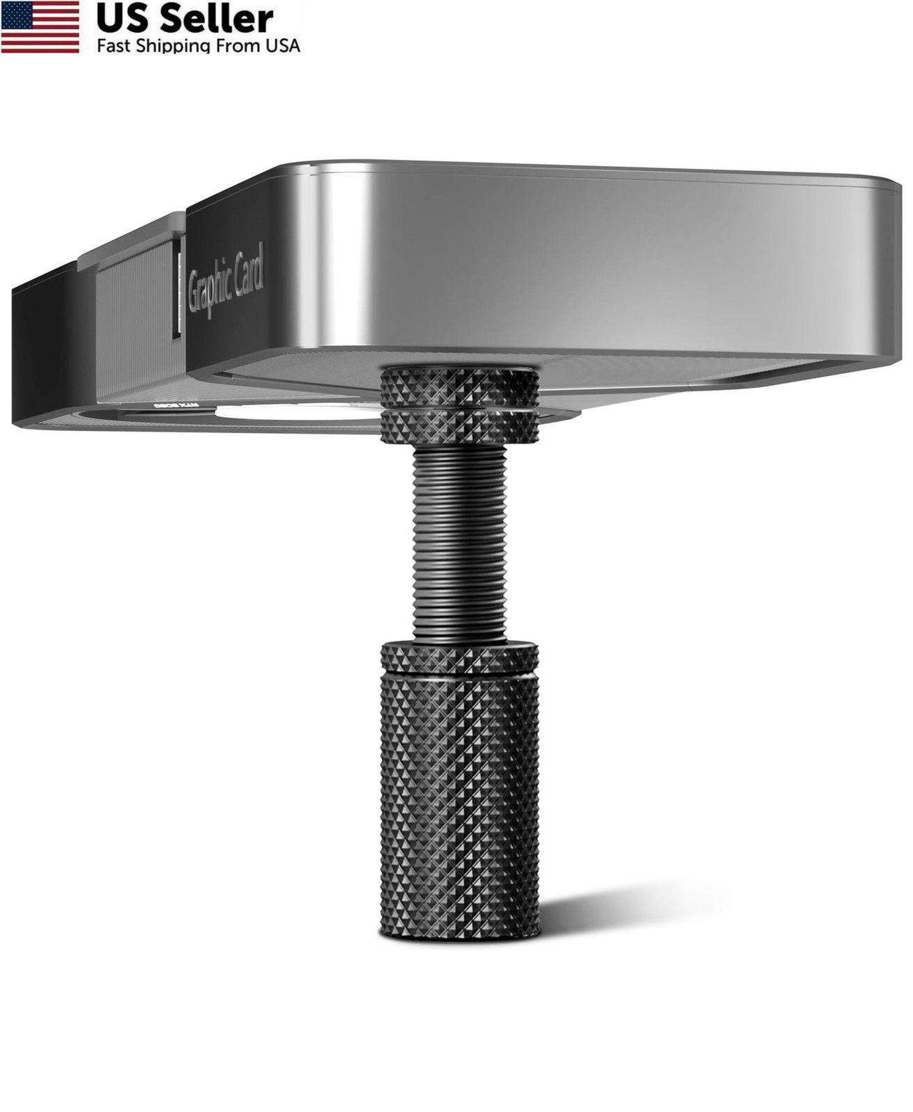 GPU Support Bracket, 1.26-2.75Inch Sag Bracket M(1.26-2.75inch), Black