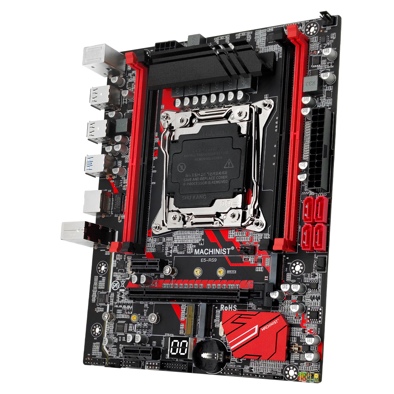 LGA 2011-3 E5 RS9 Motherboard USB 2.0 USB 3.0 NVME four channel DDR4 RAM XEON