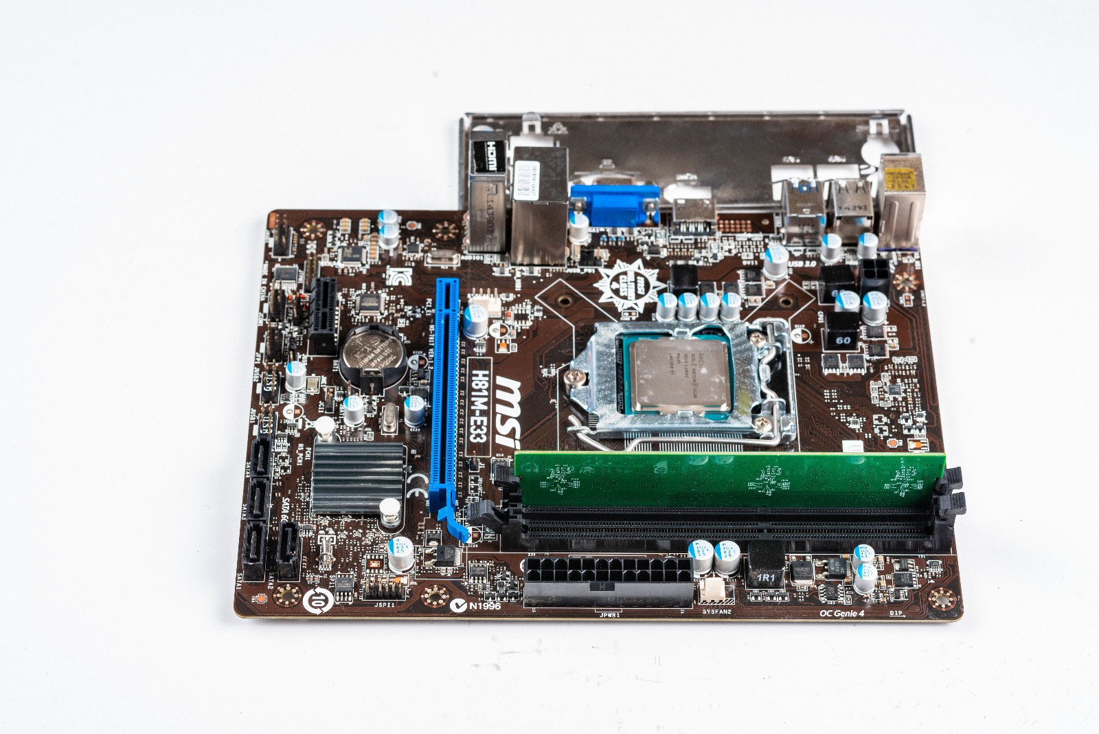 MSI H81M-E33 LGA1150 MicroATX H81 Motherboard DDR3 UEFI Linux Ready Secure Boot