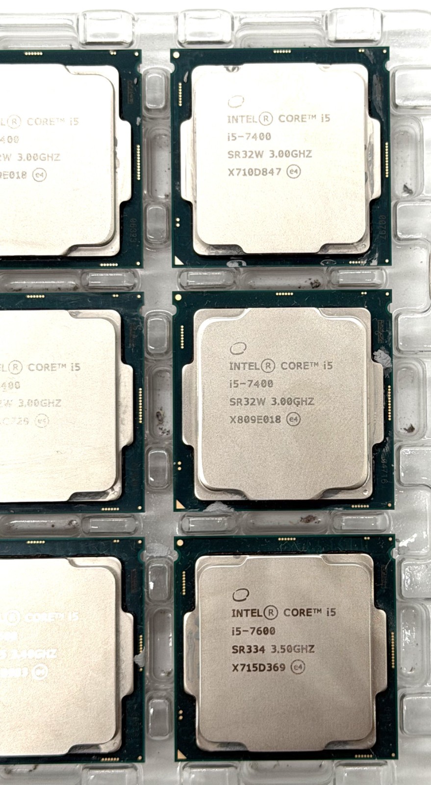 Intel Core i5-6500-6600-7400-7500-7600 LGA 1151 CPU TESTED LOT OF 13