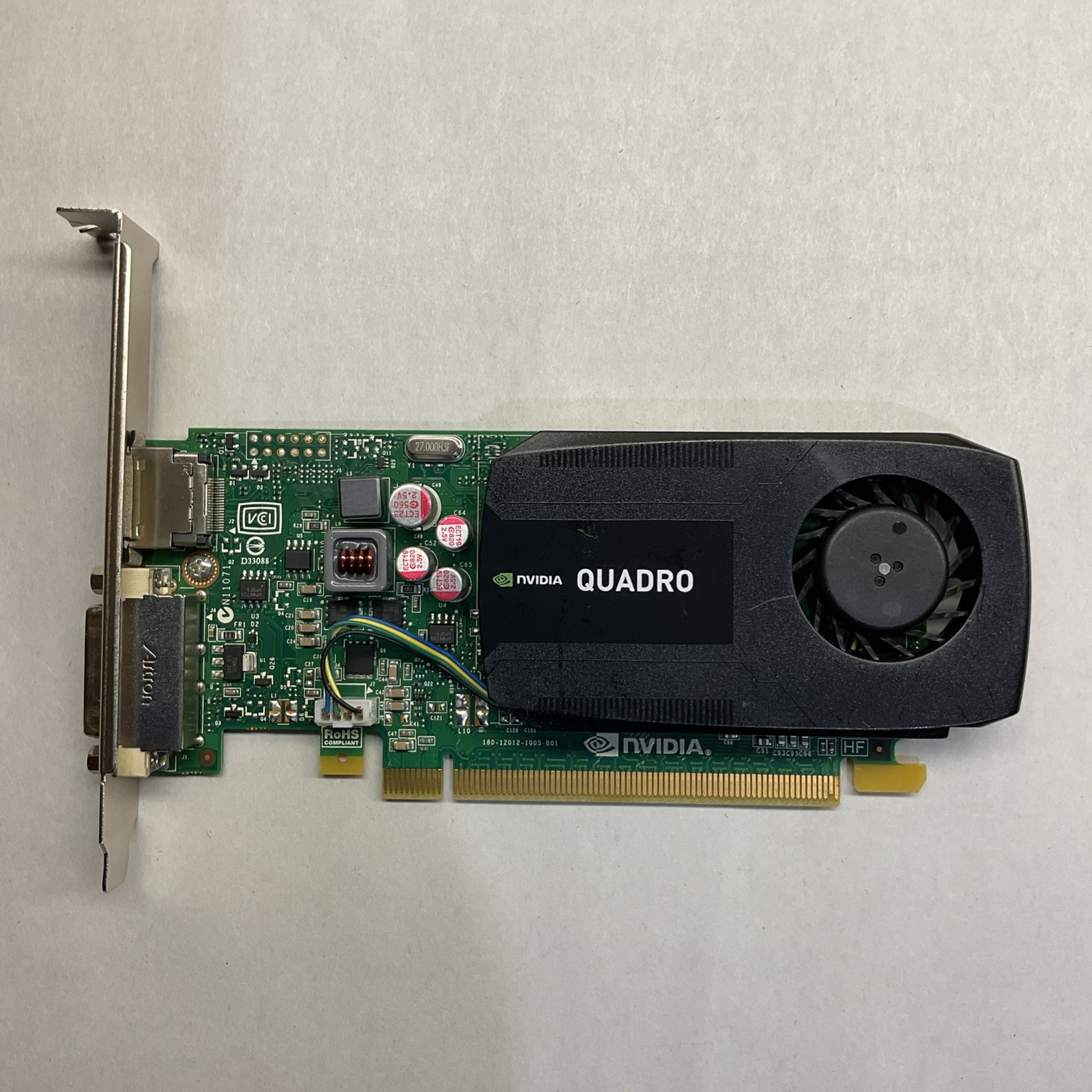 LOT OF 5 HP NVIDIA Quadro K600 1GB DDR3 PCI-E Video Card High PROFILE 700102-001