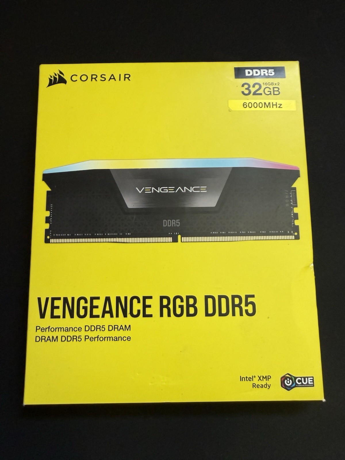 Corsair Vengeance RGB DDR5 32GB (2x16GB) 6000Mhz, cl36