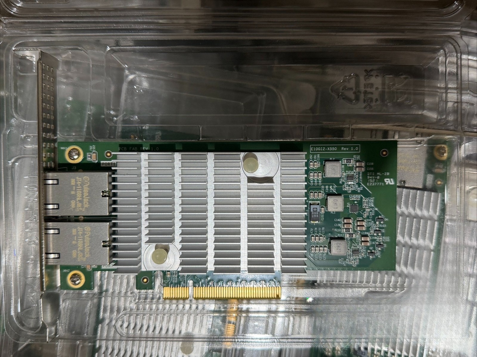 SuperMicro AOC-STGS-i2T Dual Port 10Gbase-T PCI-E 3.0 Intel X550-T2 Network Card