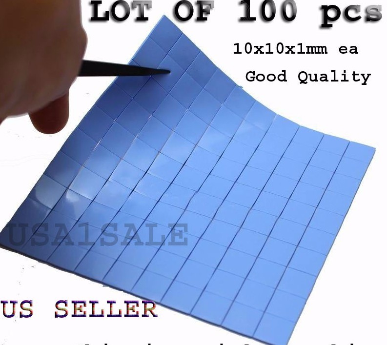 100 Thermal Conductive silicone Compound Pad for heatsink GPU RAM Good Quality