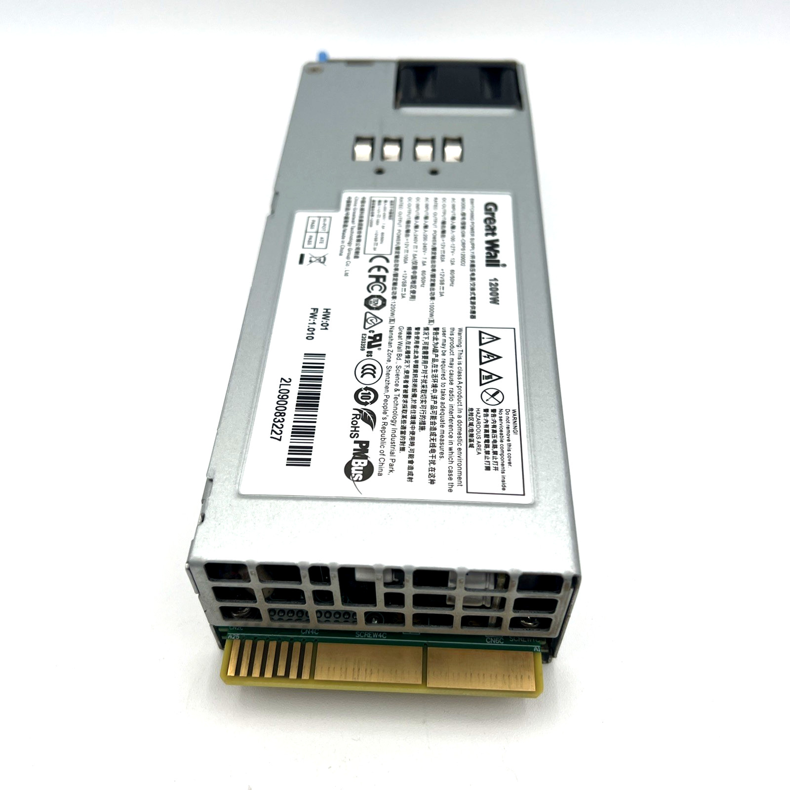 ASRock 4U12G ROBIN PDB Asrock AMD BC-250 Breakout Board w 2x1200w Power Supplies