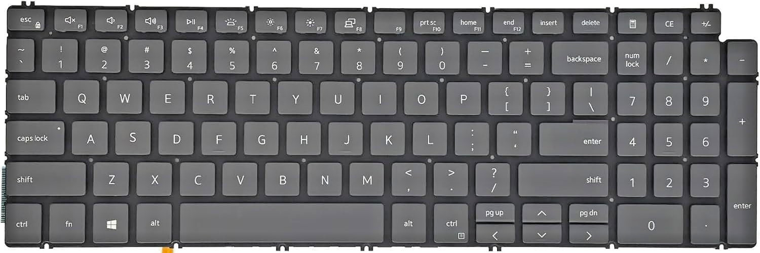 SINGLE KEY CAP & PLASTIC HINGE CLIP Dell Inspiron 15 3000 BL