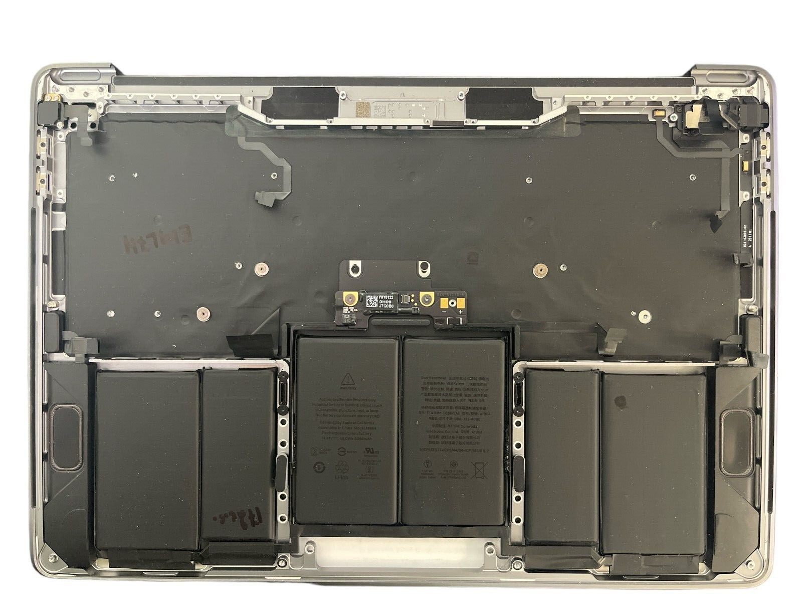 GENUINE Grade B / MacBook Pro 13 2020 A2251 Top Case / Palmrest + Battery / Gray