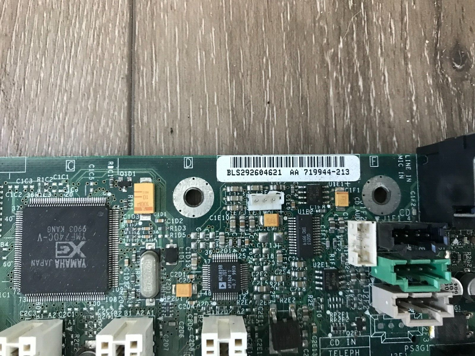 Micron AA 719944-213 1 x AGP 2 x ISA 4 x PCI Slot 1 Motherboard