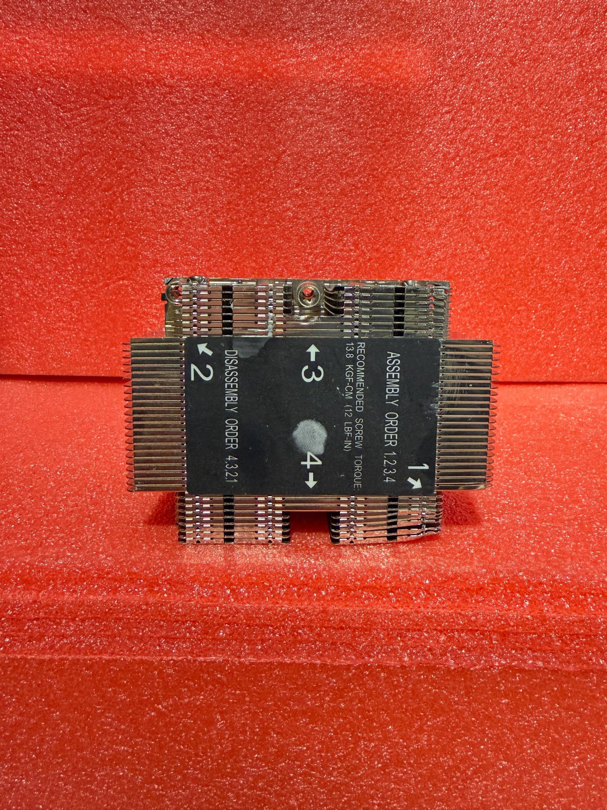 Supermicro 2U Passive CPU Heat Sink Socket LGA3647-0 (SNK-P0068PS)